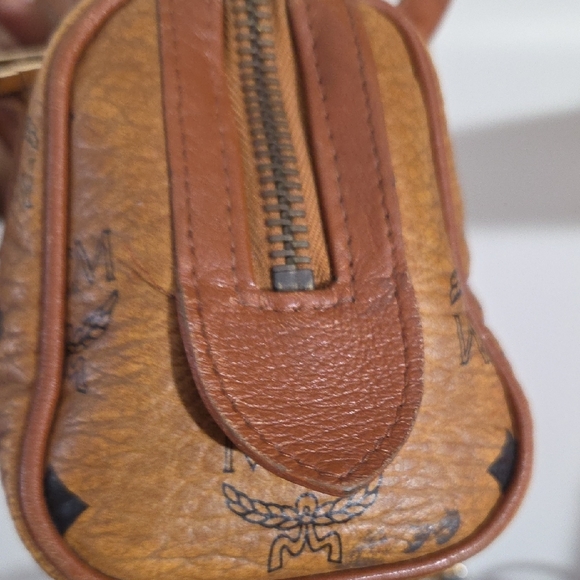 MCM Tan Leather Mini Bag with Chain Strap - Picture 7 of 13